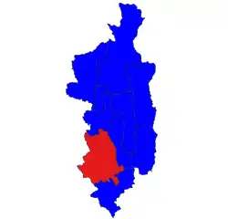 Location in Taunggyi district