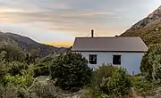 view of a tramping hut