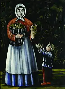 Image 37Mother and Son by Niko Pirosmani (from Culture of Georgia (country))