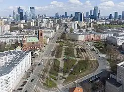 Panorama of Ochota and Narutowicz Square