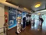 Replicas of the Missão Centenário spacesuits