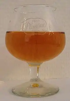 Dutch Brandy in a commemorative glass