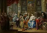 Johann Georg Platzer:Das Konzert. Now in National Museum in Warsaw.