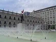 Statue of the President Arturo Alessandri at Citizenry Square