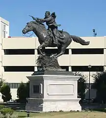 Equestrian bronze of Villa in Chihuahua, Chihuahua