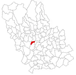 Location in Prahova County