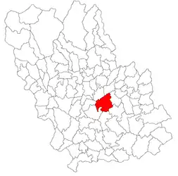 Location in Prahova County