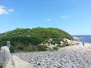 Ammunition and fire control bunker for BCN 211, former Fort Greene south reservation