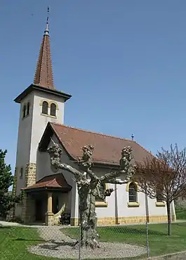 Poliez-Pittet village church