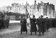 Parade of the First Polish Army on Marszałkowska Street