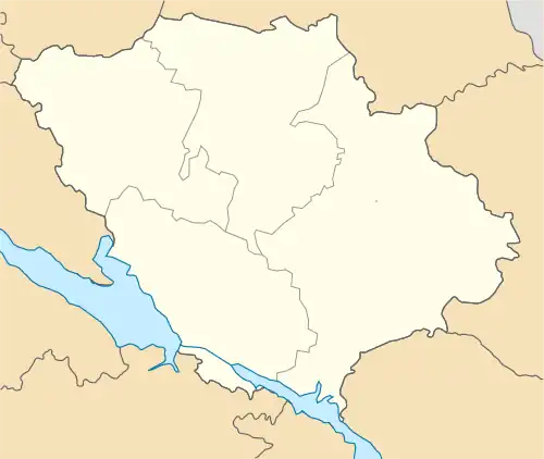 Zavodske is located in Poltava Oblast