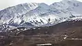 Alborz mountain range and Lar National Park from Polur.