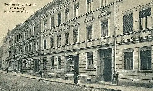 View of the tenement in 1915