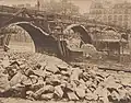 Demolition of the Pont de la Tournelle (published in Le Miroir (magazine) [fr]