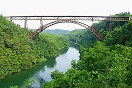 San Michele Bridge across the Adda at Paderno.