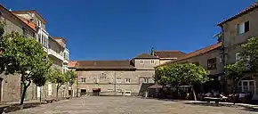 Square with the Pazo of the Marquis of Aranda in the background