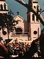 Pope John Paul II visiting St. Mary's Basilica in 1987