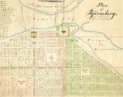 Pori city plan (1852)