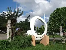 Memorial opposite the Parliament building