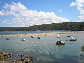 Port Hacking estuary at Lilli Pilli