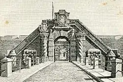 Porta Ligny, built 1673, demolished 1893