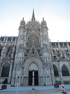 Évreux Cathedral, north transept façade, Évreux