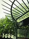 Porte Dauphine station, designed by Hector Guimard