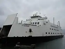 The MV PT Barnum at Port Jefferson Harbor