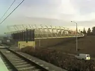 Flashbird bridge viewed from station platform