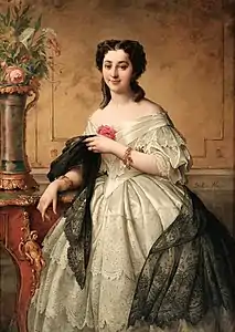 Portrait d'une dame de la société lyonnaise, (location unknown).