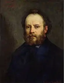 Portrait painting of Pierre-Joseph Proudhon