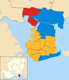 2010 results map