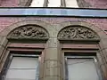 Stonework detailing Caledonian Railway ownership