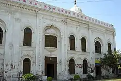 The historical Pothimala building located in Guru Hara Sahai after ASI renovations