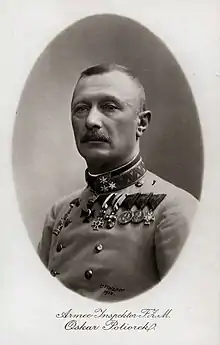 Feldzeugmeister Oskar Potiorek Balkanstreitkräfte Supreme Commander and Commander of the Sixth Army