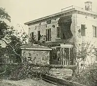 The Potter (or Ponder) House in Atlanta housed Confederate sharpshooters until Union artillery made a special target of it