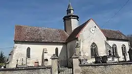 The church in Pougy