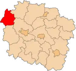 Location within the voivodeship