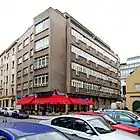 1937–1938 Apartment building, Lodecká 3, Prague with Leopold Ehrmann