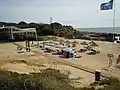 The Evaristo Restaurant at the eastern end of the beach