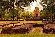 Prang Si Thep, built in Khmer architectural style in the late Dvaravati period around the 12th century.