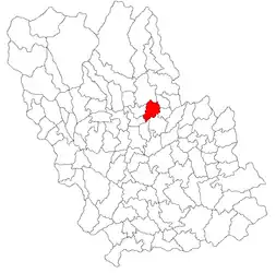 Location in Prahova County