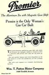 1917 Premier Aluminum Six advertisement