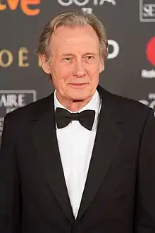 Bill Nighy on a red carpet