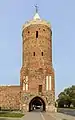 Medieval town wall, gate tower