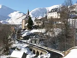 A general view of Portet-de-Luchon