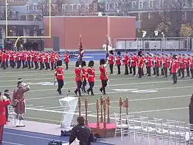 Presentation of Colours March Off