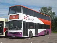 Image 226An ex-SBS Transit Leyland Olympian 3-axle bus as preserved in the UK after its retirement from Singapore in 2013 (from Double-decker bus)