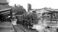 Two northbound expresses at Preston in 1962