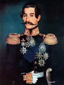 Portrait of Alexander Karađorđević, Prince of Serbia